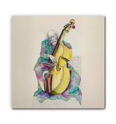 Floral Wrapped Canvas